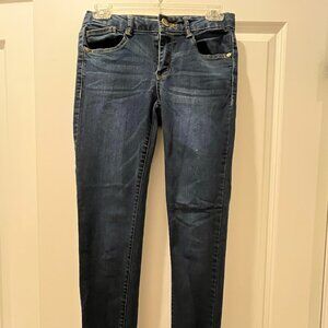 Altar'd State Blue High-Rise Skinny Denim Jeans Juniors Size 3